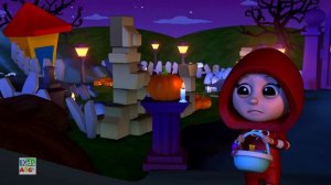 There's A Scary Pumpkin | Luke And Lily Rhymes | Halloween Songs for Children| Nursery Rhymes