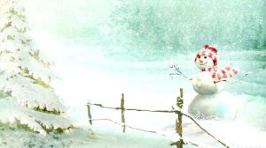 снеговик -детская весёлая песенка