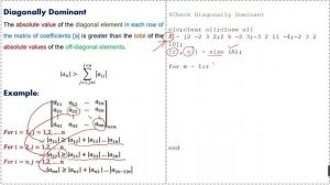 MATLAB Code for Strictly Diagonally Dominant Matrix |  MATLAB Programming Language