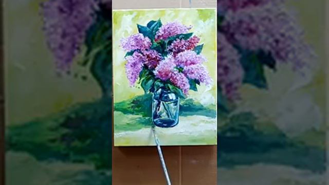 Рисуем сирень.Урок 3