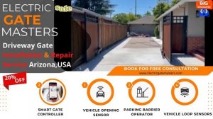 Driveway Gate installation and repair services in Arizona, USA