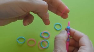 ❤Звезда. Фигурки из резинок Happy Rainbow Loom. Как плести. Урок №114❤