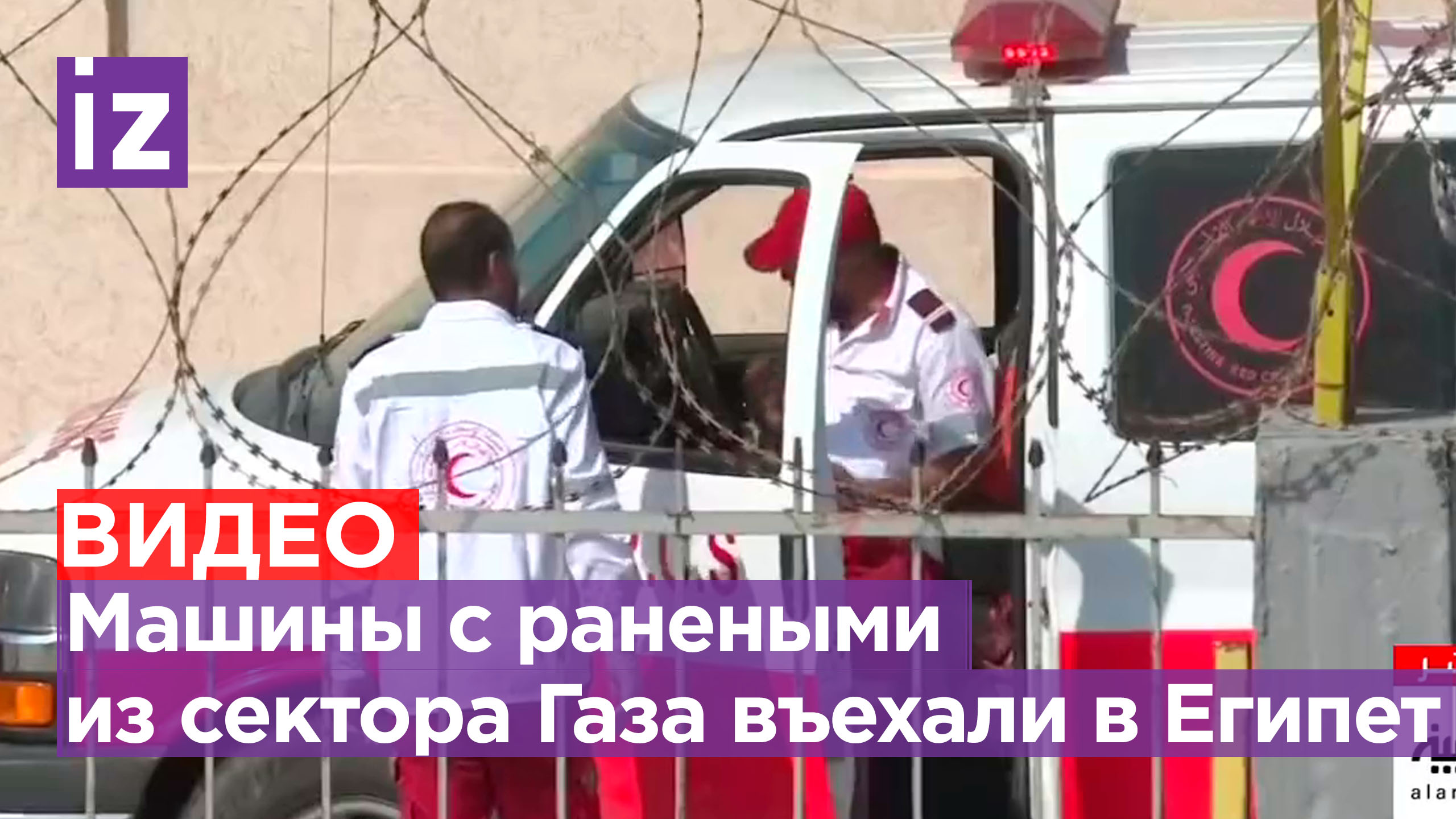 Машины с ранеными из сектора Газа въехали в Египет / Известия