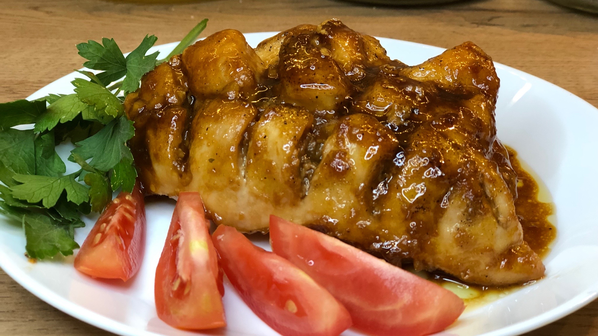 Куриная грудка в медово-чесночном соусе | курица рецепты | рецепты просто.mp4