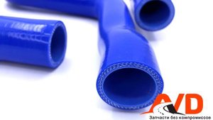 Патрубки силиконовые радиатора Приора с кондиционером (3шт)