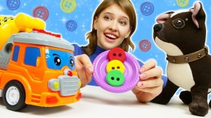 Пуговки для друзей - Ролевые игры дочки матери. Как мама собачки Шоколадки