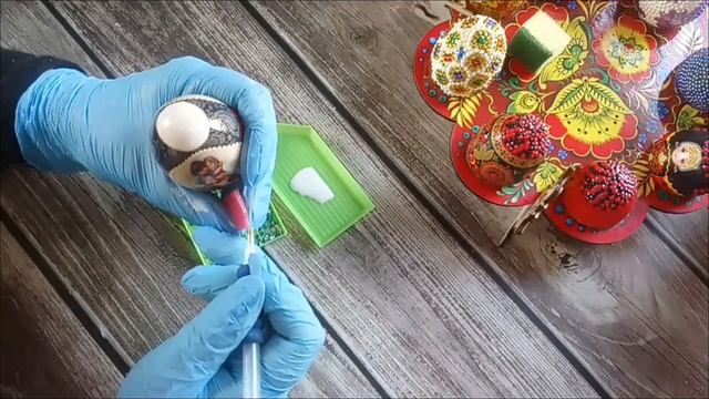 DIY| Декор пасхальных яиц из алмазной вышивки