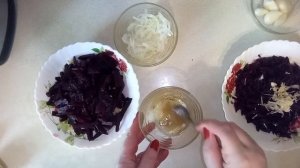 Два салата ИЗ СВЕКЛЫ. Салат из свеклы С ЯБЛОКАМИ. Салат из свеклы С СЫРОМ.