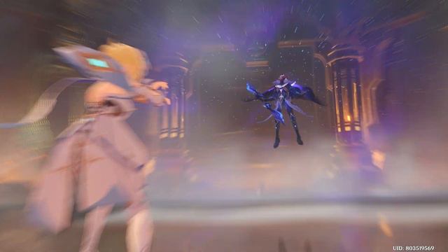 фулл крио розария C0 против чайлда | Genshin impact смотреть онлайн