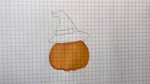 Как нарисовать тыкву