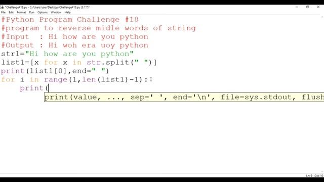 Python Challenge Program | #18 смотреть онлайн