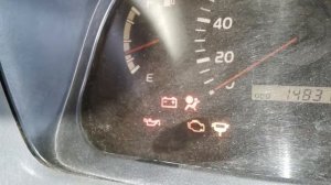 Check engine light code with a jumper wire.