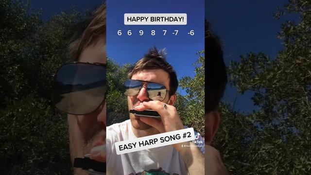 Easy Harmonica Songs No. 2: Happy Birthday... (messed up some notes but you get the idea!)