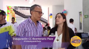 Henry Saldarriaga opina del Bicentenario Plaza