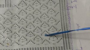 Ажурный платок. Часть4. Расчет тела платка.