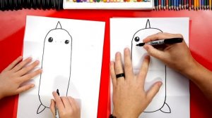 How To Draw A Shark Folding Surprise Puppet
