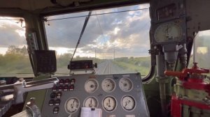 Поездка на электровозе ВЛ10 с поездом 6000 тонн