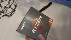Распаковка Процессора  AMD Ryzen 9 5900X с али