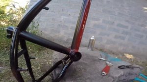 БАЙК НА ПРОКАЧКУ/КАК ПОКРАСИТЬ BMX РАМУ/КРАСИМ БМХ С БАЛЛОНЧИКА/ПОКРАСКА В 2 ЦВЕТА/CULT AK FRAME RE