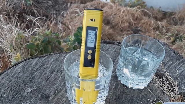 Вода из скважины. Замер EC и PH