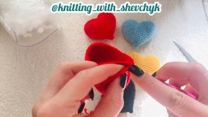 Cердце крючком | Объёмное сердце крючком