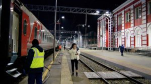 Вокзал станции Рузаевка ночью