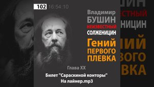 Владимир Бушин «Неизвестный Солженицын» // Глава #20