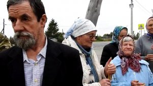 Освящение "Поклонного Креста" в   деревне Ульяново Кантауровского т/о