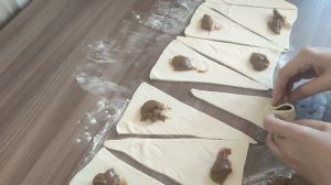 Круассаны со сгущёнкой