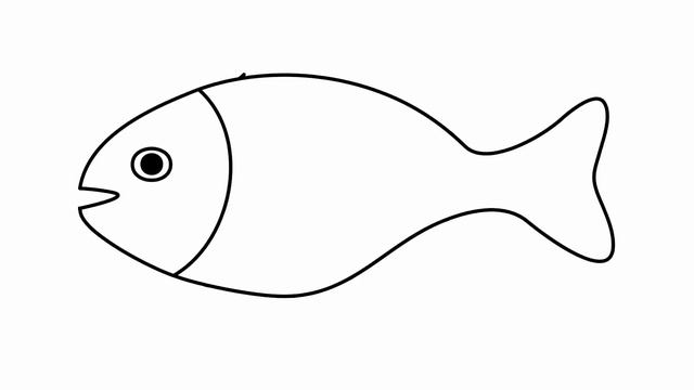 Cómo dibujar un pez #4 | Dibujos sencillos смотреть онлайн