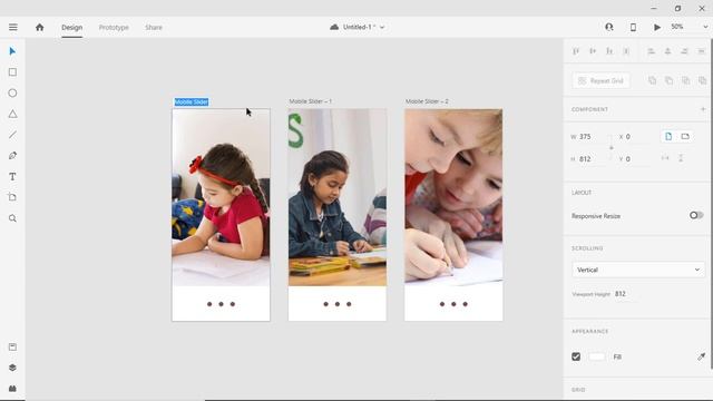 How To Create A Beautiful Slider In Adobe XD | For Mobile And Web | 2020