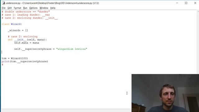 Single and Double Underscore in Python ["_" vs "__"]