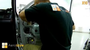 Шумоизоляция дверей Lada Priora в уровне Комфорт. АвтоШум.