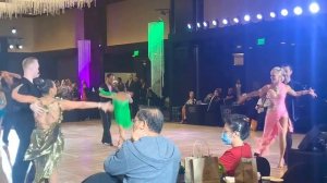 Emerald Ballroom  Samba ProAm Int'l Latin Silver Scholarship 1st Pl, Gina Ruby Marcus Johnson