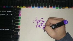 как можно нарисовать божая коровка | Drawing for children miraculous