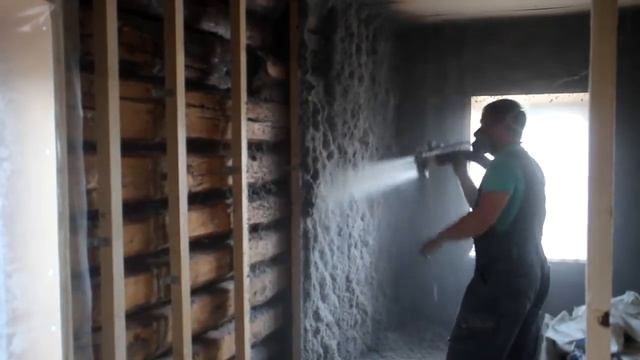 Влажный способ утепления Эковаты Раевка смотреть онлайн