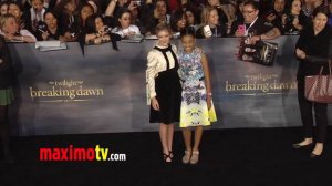 Willow Shields and Amandla Stenberg TWILIGHT "Breaking Dawn Part 2" Premiere ARRIVALS