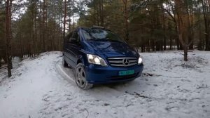 Mercedes Vito 4x4 4matic snow offroad