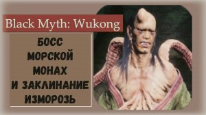 Black Myth  Wukong. Босс Морской монах и заклинание Изморозь