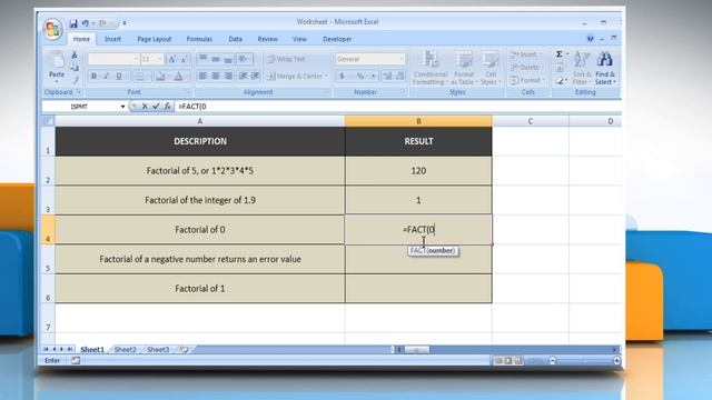 How to use the FACT Function in Excel смотреть онлайн