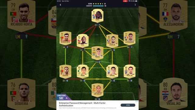 Pacybits 20 Messi International Goals SBC Solution