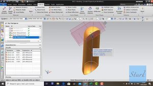 Измерение параметров твердого тела в Unigraphics NX