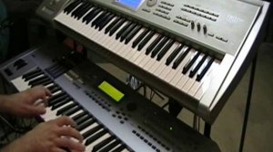 Korg Triton Studio, Yamaha Motif ES - Sequence with Sampled Vocals