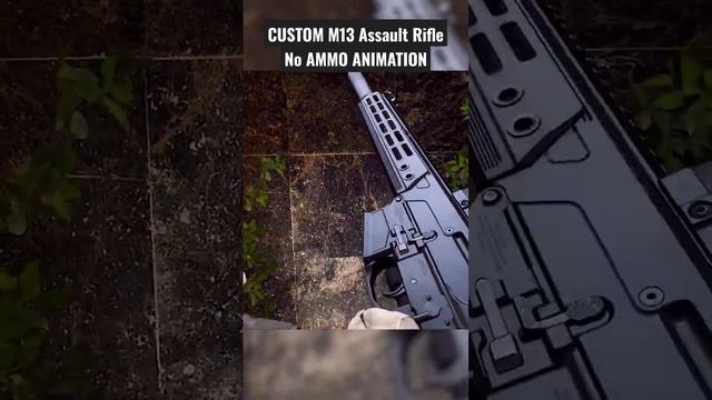 CUSTOM M13 Assault Rifle - No AMMO ANIMATION - Call of Duty Modern Warfare 2 - 1080p - ASMR