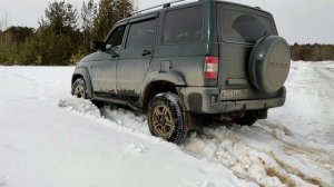 Новая резина на УАЗ Патриот
