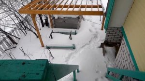 снт "Авиастроитель" Последний день зимы 2014