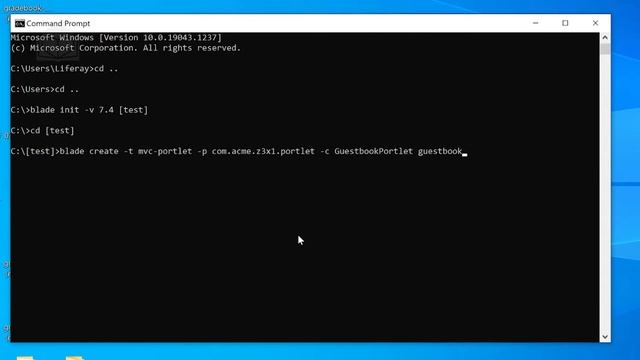 How to Create a Liferay Project Using Blade CLI in Liferay DXP 7.4 смотреть онлайн