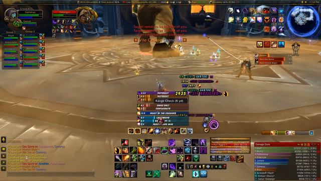 WoW 10 Man ICC Festergut 5.8k GS Destruction Warlock POV смотреть онлайн