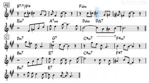 Corcovado - Backing Track with Sheet Music for Alto Sax