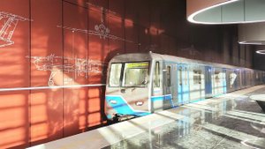 Станция Пыхтино Московского метрополитена. 08.01.2024 г.